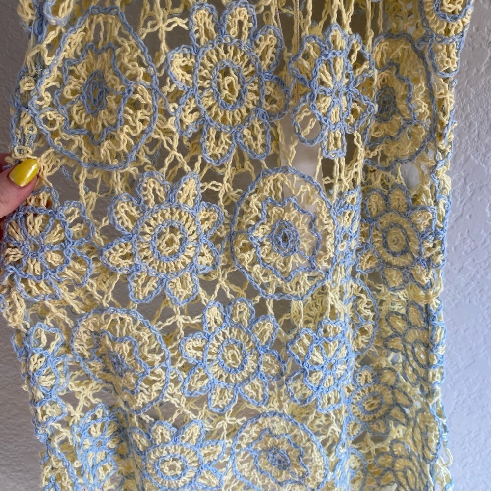 For Love & Lemons Kaya Mini Dress - Light Blue - Picture 6 of 10